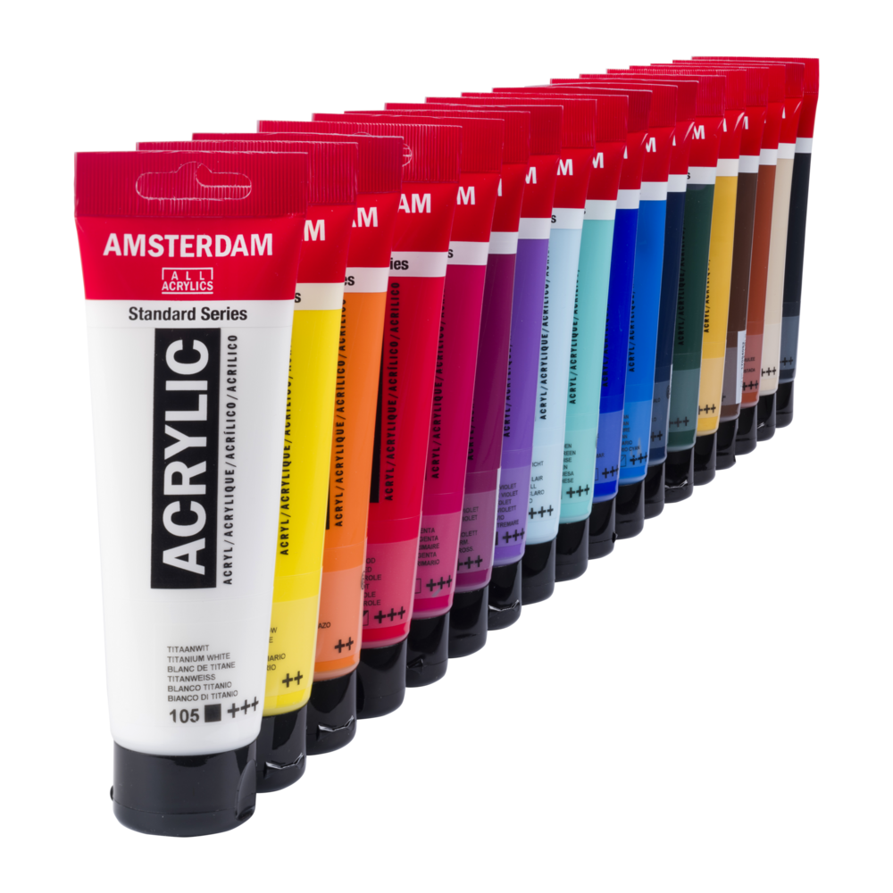 Value pack Amsterdam Standard Series Acrylverf 18 x 120 ml 