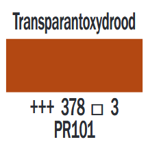 Transparantoxydrood Cobra Artist watermengbare olieverf 40 ML (S 3) Kleur 378