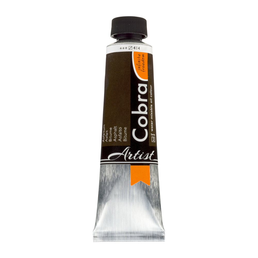 Asfalt Cobra Artist watermengbare olieverf 40 ML (S 2) Kleur 414