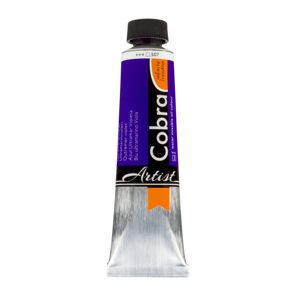 Ultramarijnviolet Cobra Artist watermengbare olieverf 40 ML (S 2) Kleur 507