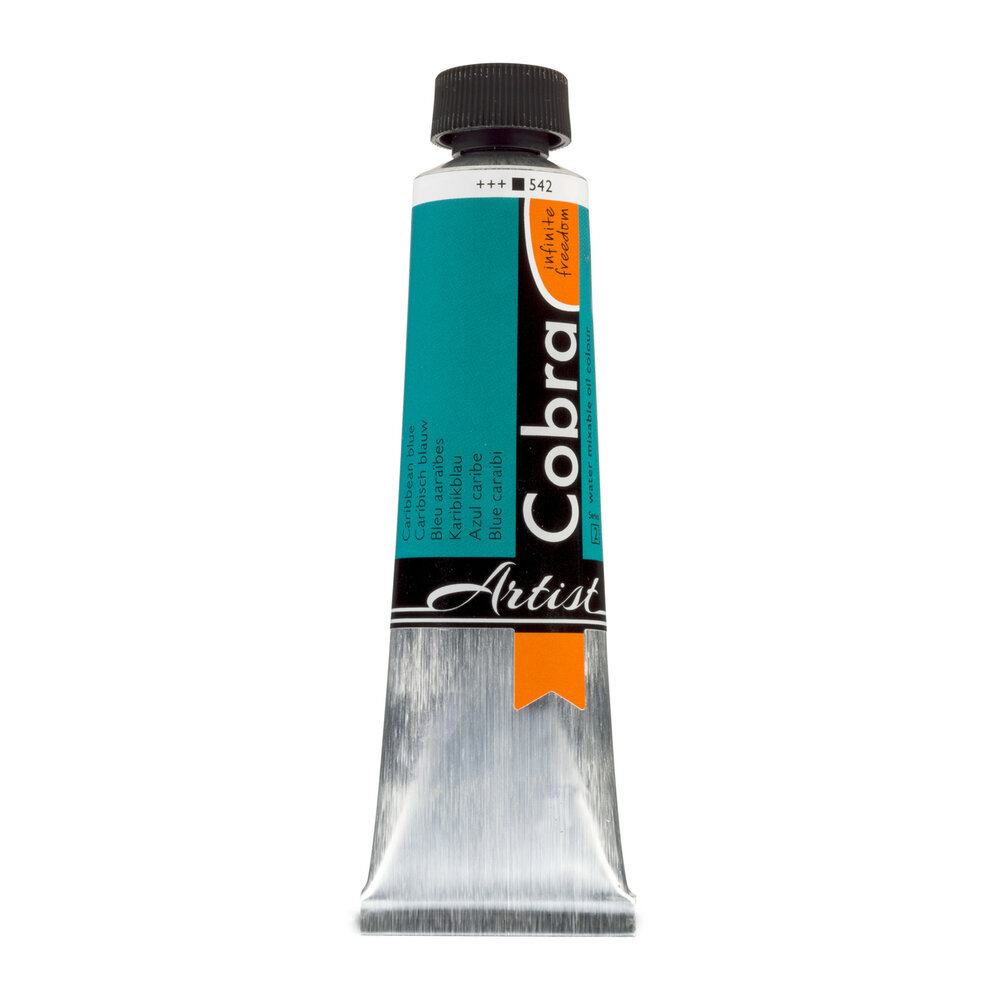 Caribisch Blauw Cobra Artist watermengbare olieverf 40 ML (S 2) Kleur 542