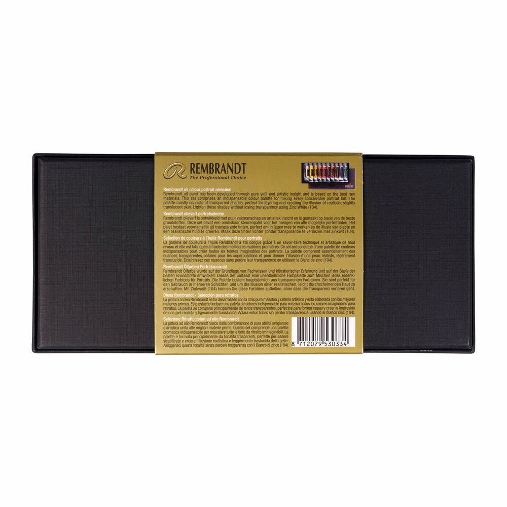 10 x 15 ML Portretselectie  Rembrandt Olieverf Royal Talens  Set 312