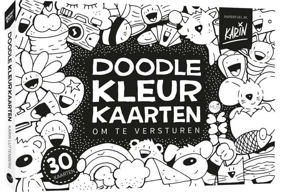Paperfuel - Doodlekaarten om te versturen door Karin Luttenberg 