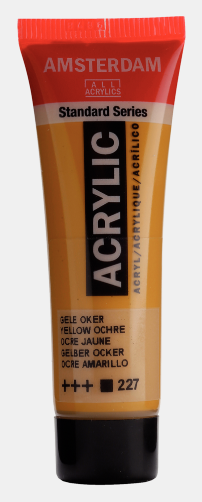 Gele Oker Amsterdam Standard Series Acrylverf 20 ML Kleur 227