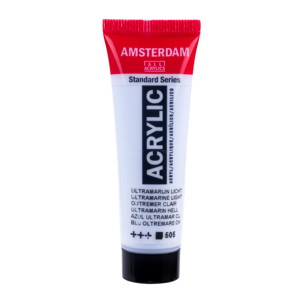 Ultramarijn Licht Amsterdam Standard Series  Acrylverf 20 ML Kleur 505
