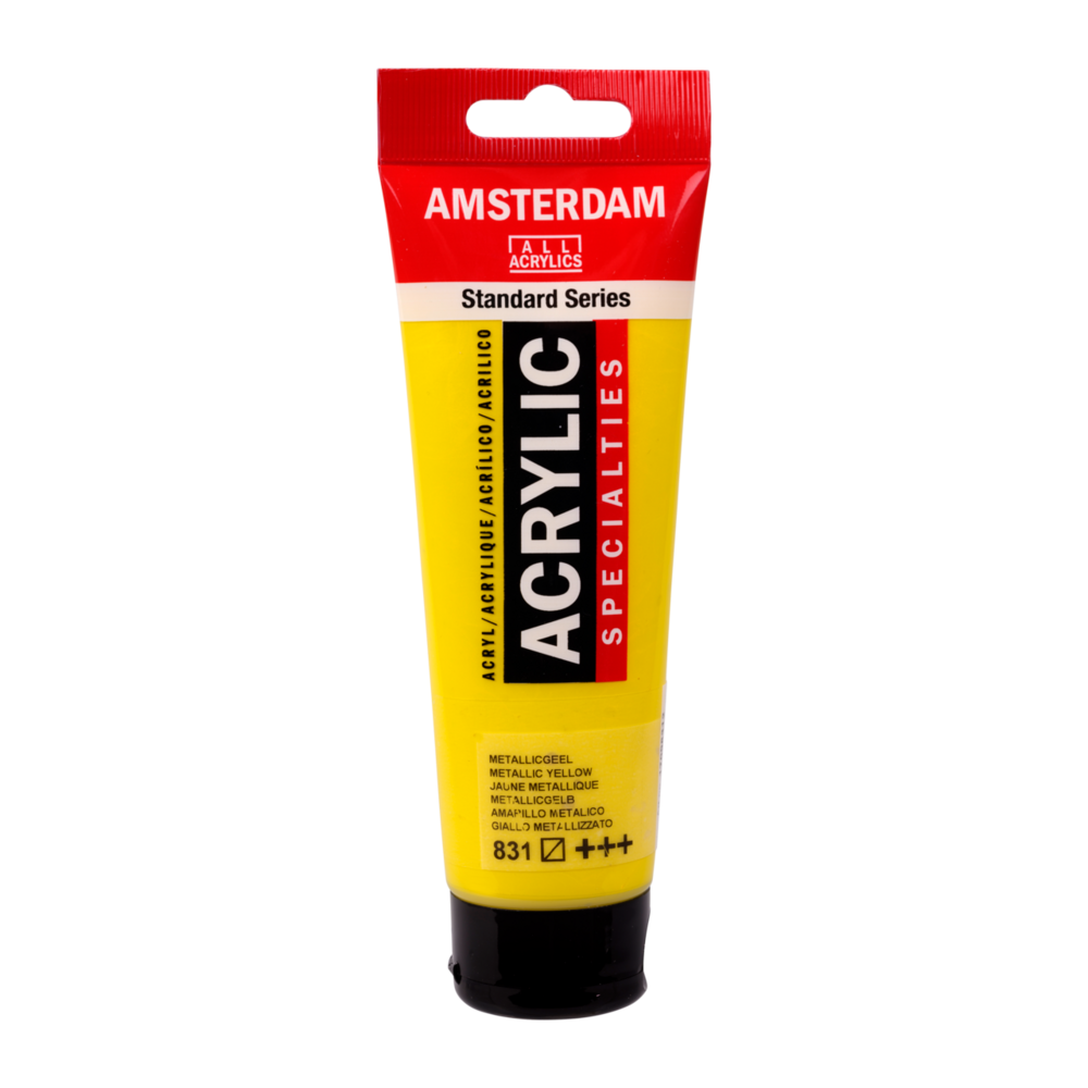 Metallic Geel Amsterdam Standard Series Specialties Acrylverf 120 ML Kleur 831