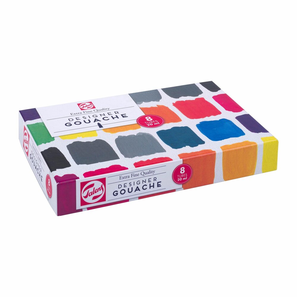 8 x 20 ML Plakkaatverf Meng set Extra fijn (Gouache Extra fine) Royal Talens