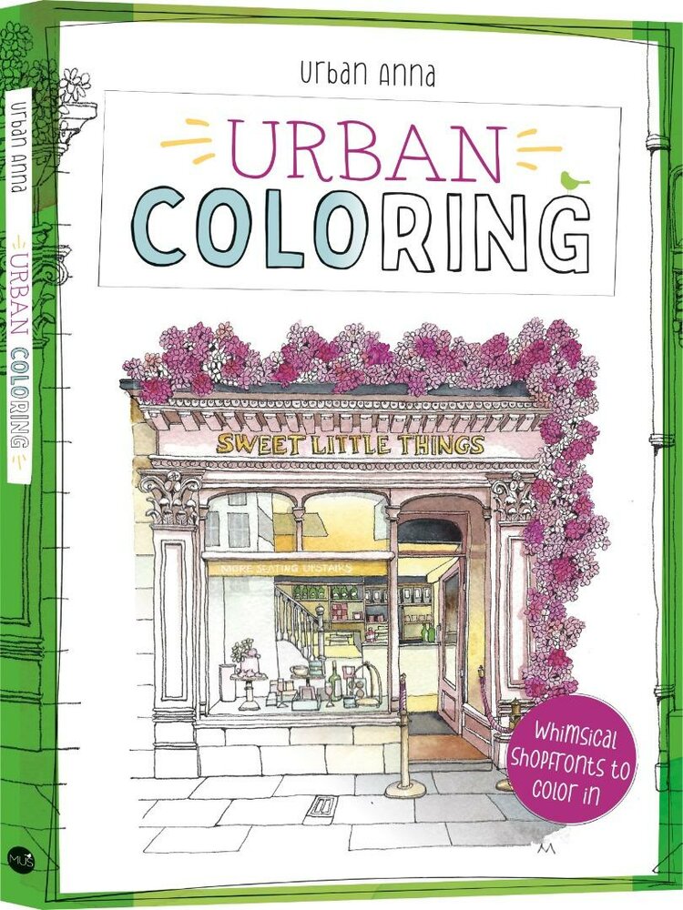 Urban coloring door Urban Anna