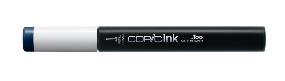 Prussian Blue Navulling Copic markers Kleur B39