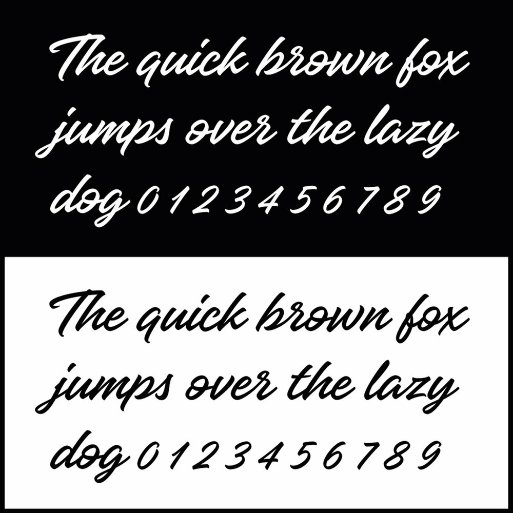 A3 Qbix QBIX Lettersjabloon Sierletters Kunststof - Hoogte letters 3-4cm