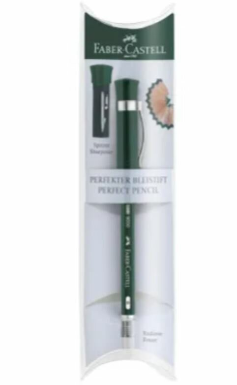 B 9000 Teken- &amp; Schetspotlood Perfect Pencil in geschenketui van Faber-Castell