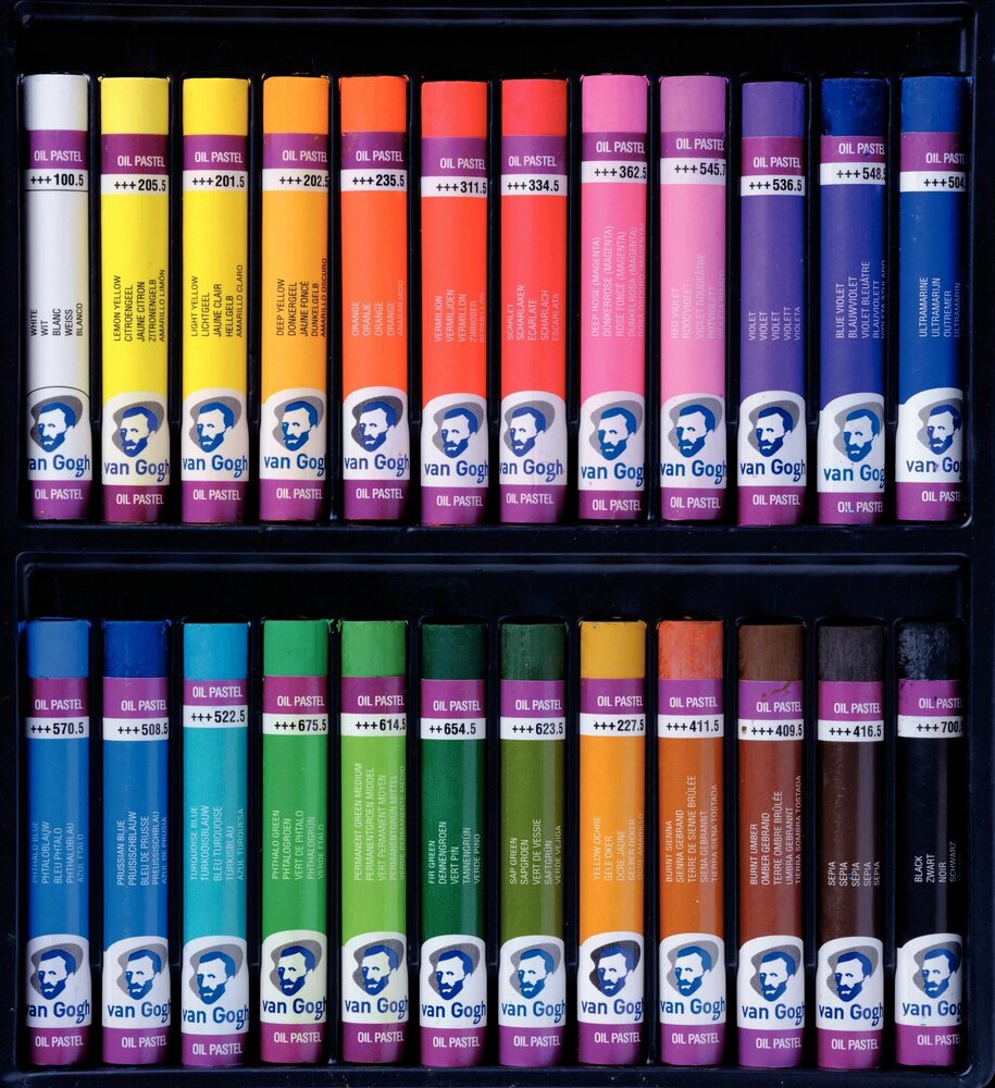 24 x Talens Van Gogh Oliepastels Basisset