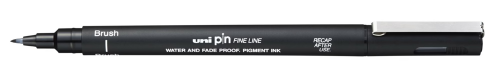 Brushpunt Uni Pin fineliner zwart