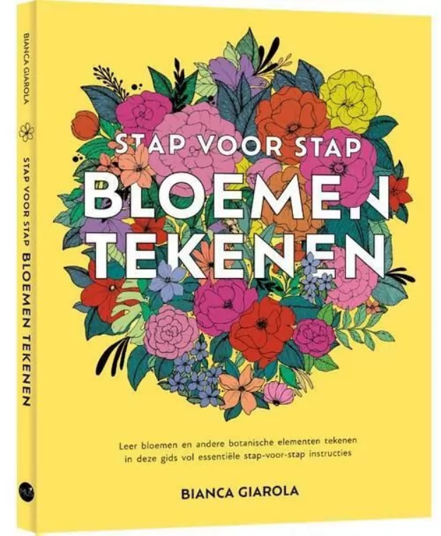 Stap voor stap bloemen tekenen door Bianca Giarola