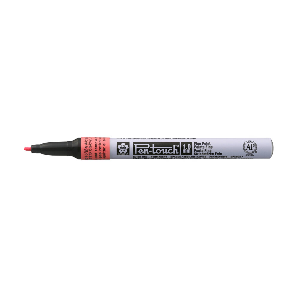 Fluorescerend Rood Sakura Pen-Touch Fijn F / 1,0 mm Kleur 319
