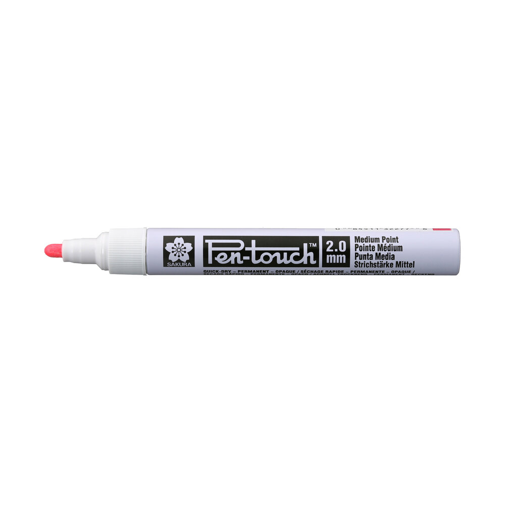 Fluorescerend Rood Sakura Pen-Touch Medium M / 2,0 mm Kleur 319
