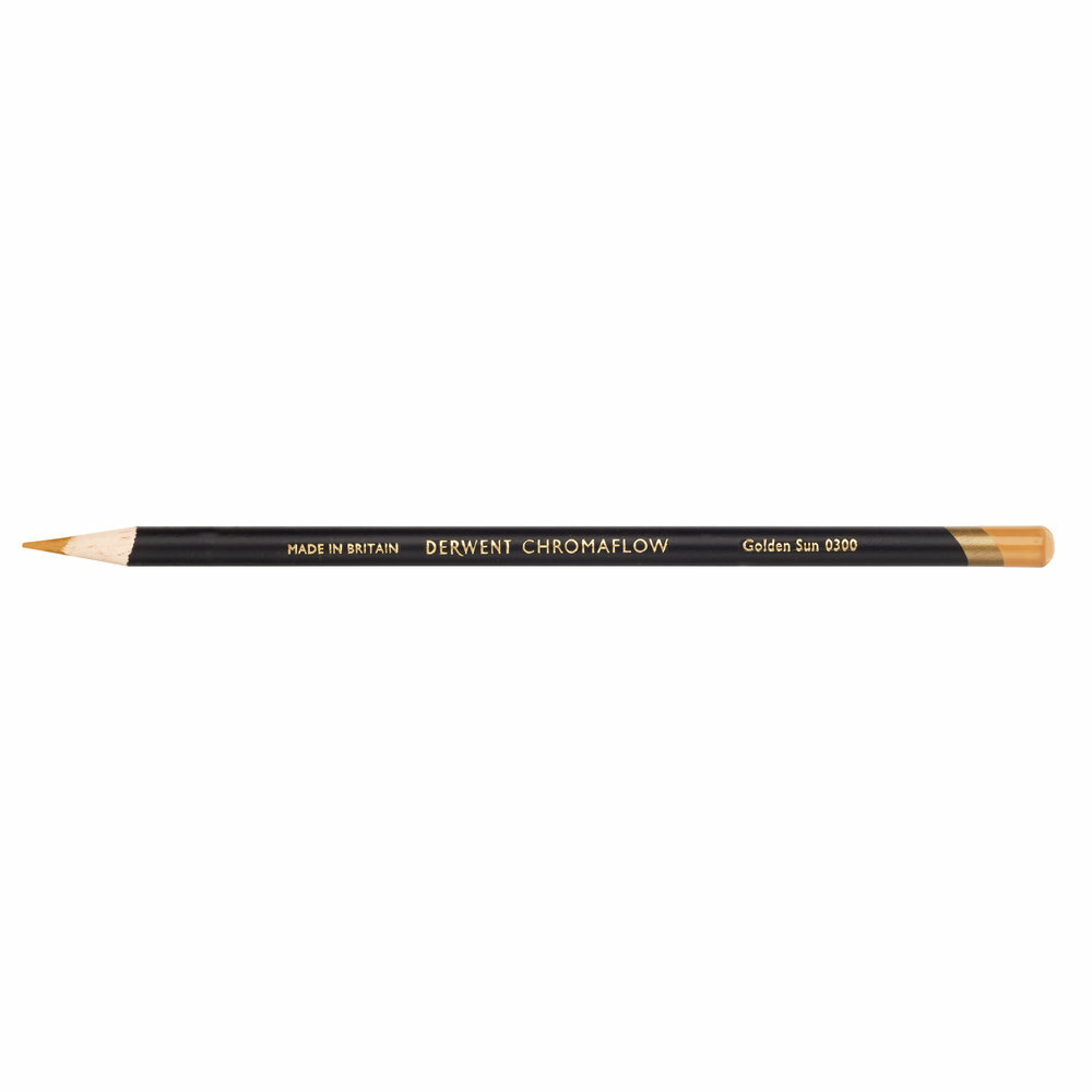 Golden Sun Chromaflow potlood / pencil van Derwent Kleur 030