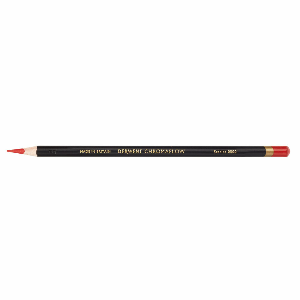 Scarlet Chromaflow potlood / pencil van Derwent Kleur 050
