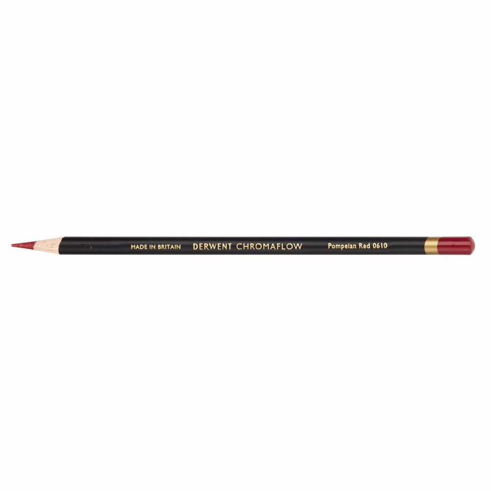 Pompeian Red Chromaflow potlood / pencil van Derwent Kleur 061