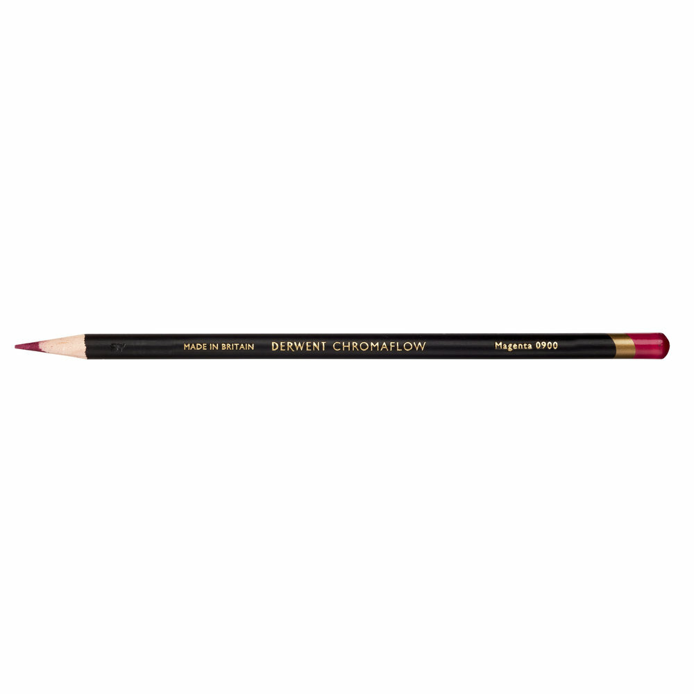 Magenta Chromaflow potlood / pencil van Derwent Kleur 090