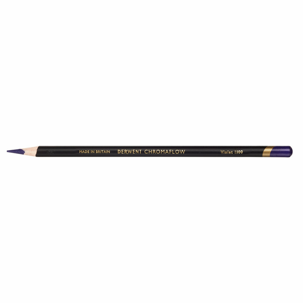 Violet Chromaflow potlood / pencil van Derwent Kleur 110