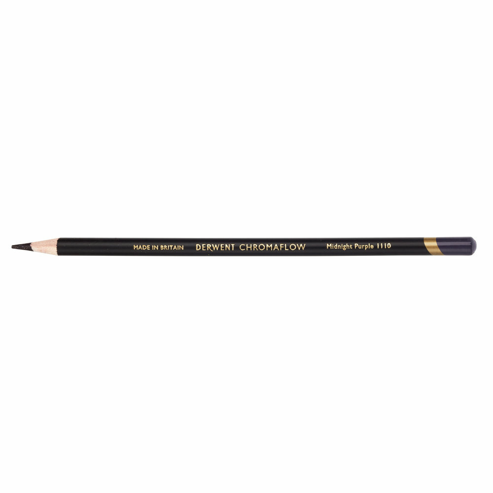 Midnight Purple Chromaflow potlood / pencil van Derwent Kleur 111