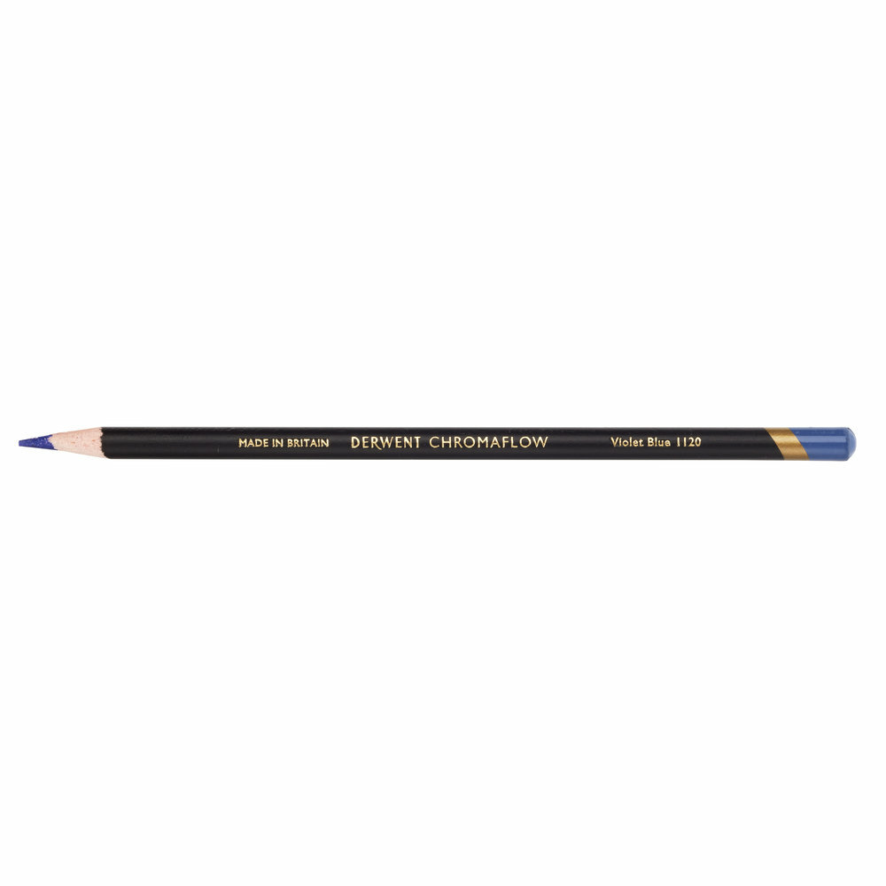 Violet Blue Chromaflow potlood / pencil van Derwent Kleur 112