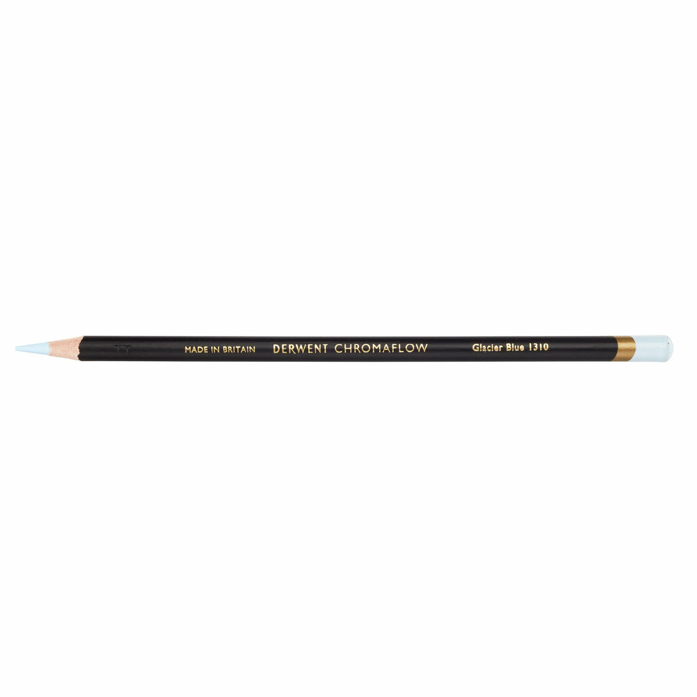 Glacier Blue Chromaflow potlood / pencil van Derwent Kleur 131