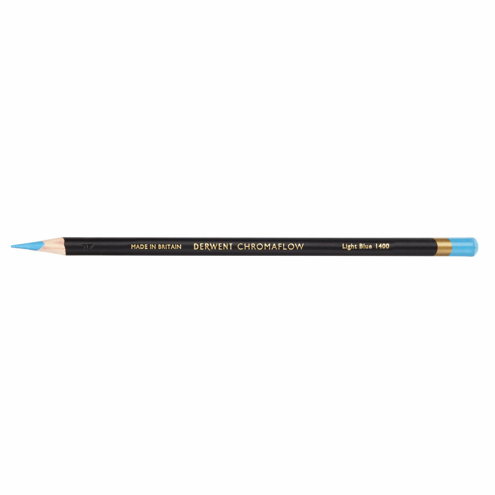 Light Blue Chromaflow potlood / pencil van Derwent Kleur 140