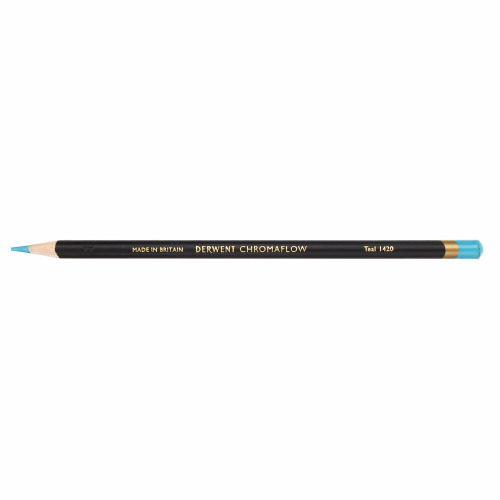 Teal Chromaflow potlood / pencil van Derwent Kleur 142
