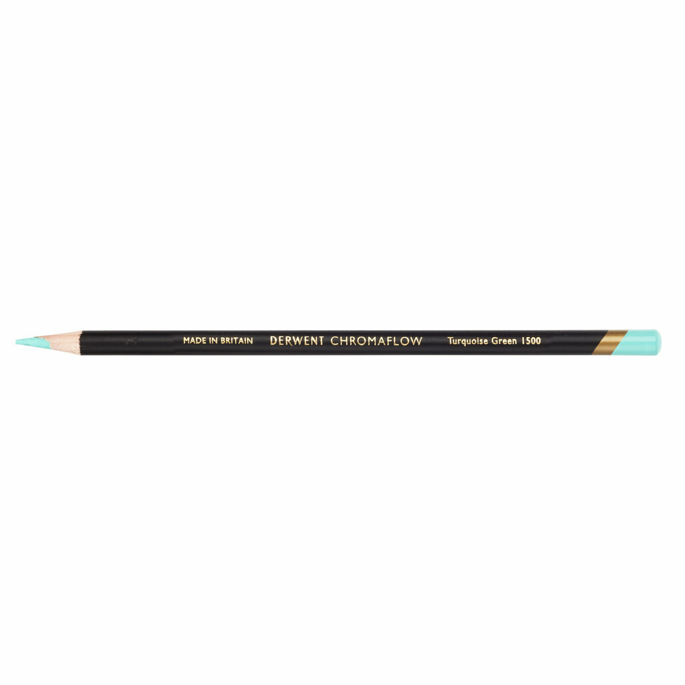 Turquoise Green Chromaflow potlood / pencil van Derwent Kleur 150