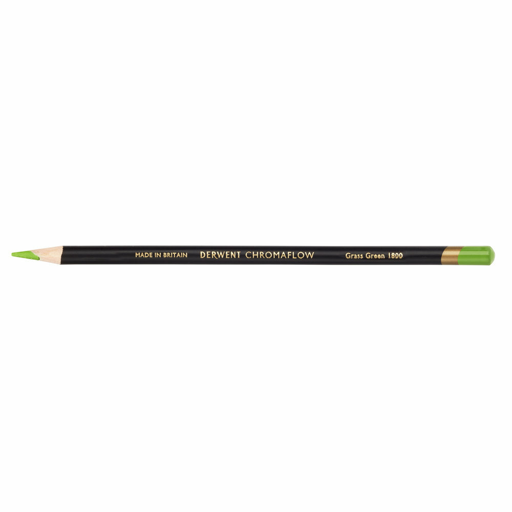 Grass Green Chromaflow potlood / pencil van Derwent Kleur 180