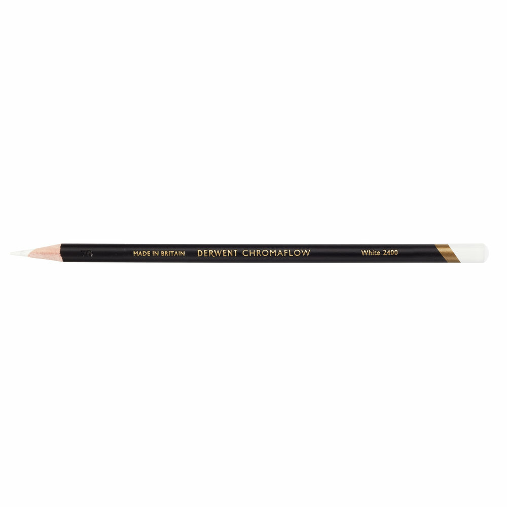 White Chromaflow potlood / pencil van Derwent Kleur 240
