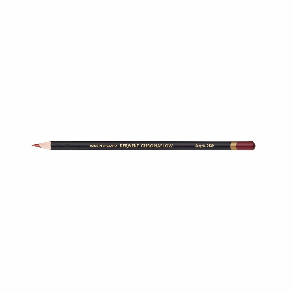 Sangria Chromaflow potlood / pencil van Derwent Kleur 0620