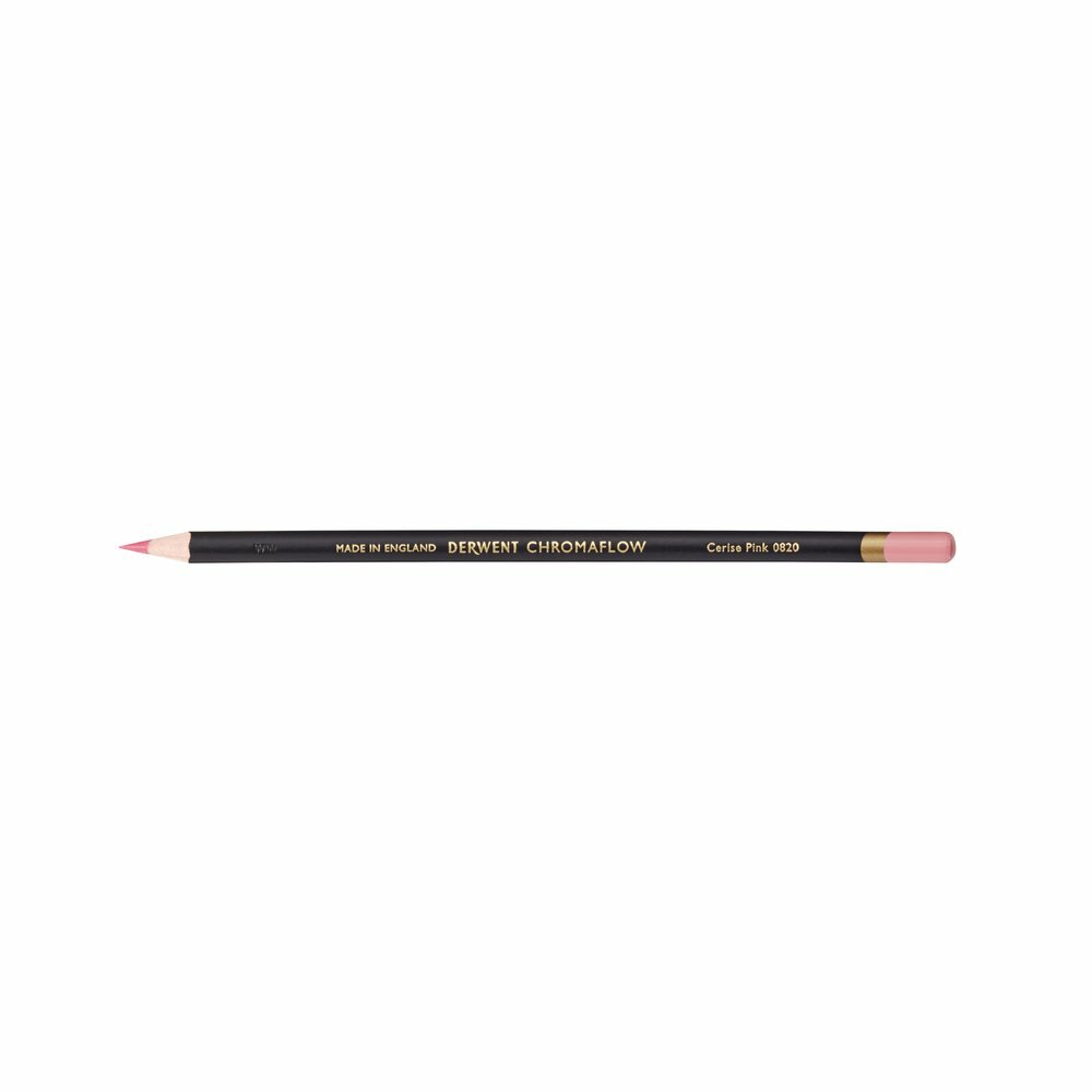 Cerise Pink Chromaflow potlood / pencil van Derwent Kleur 0820