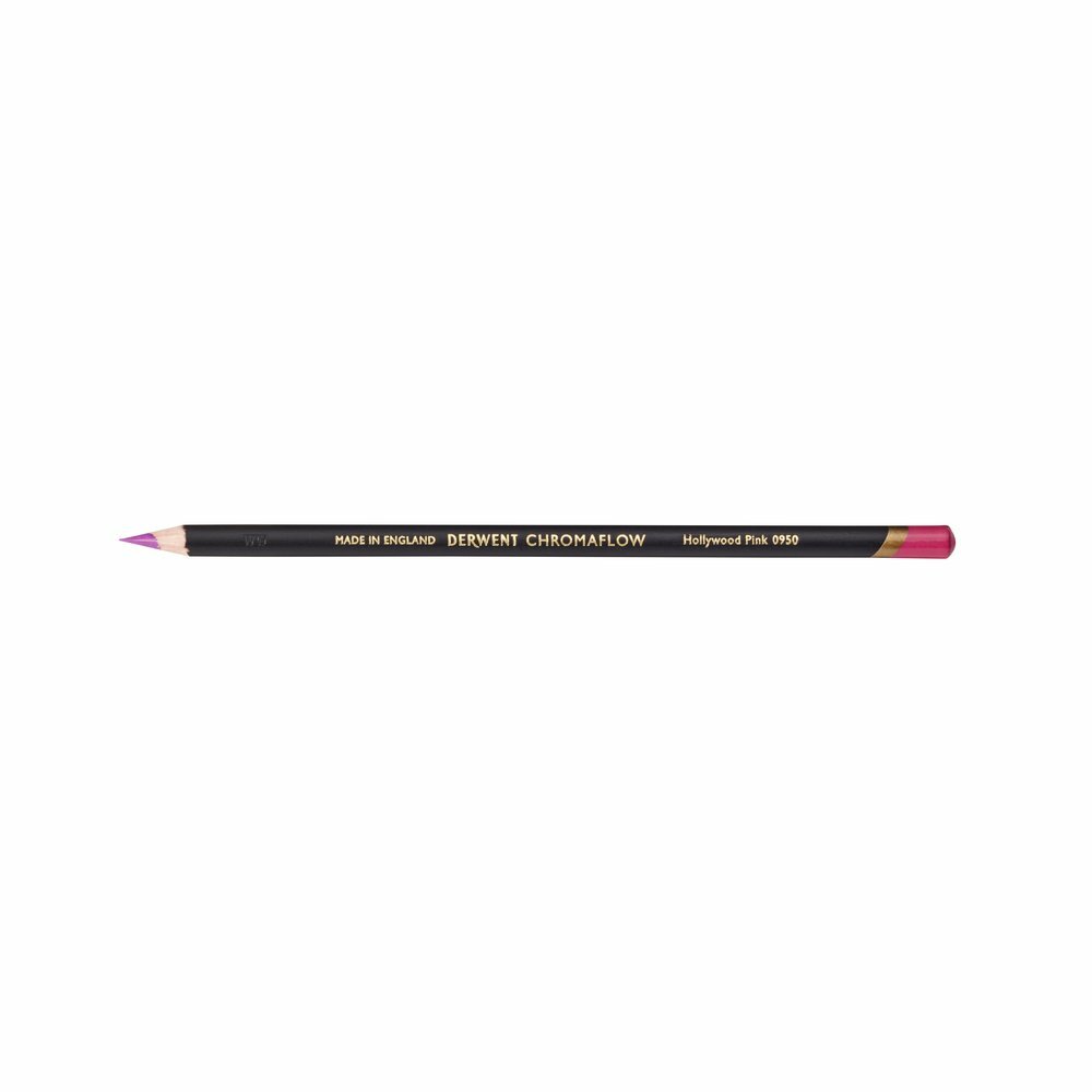 Hollywood Pink Chromaflow potlood / pencil van Derwent Kleur 0950