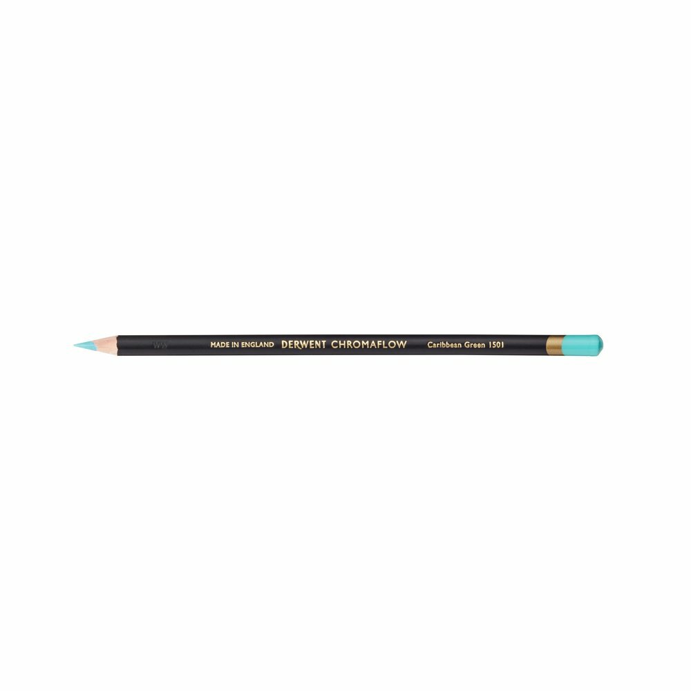 Caribbean Green Chromaflow potlood / pencil van Derwent Kleur 1501