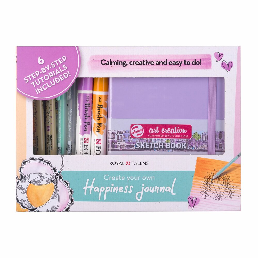 Cadeau set Art Creation Happiness Journal Set