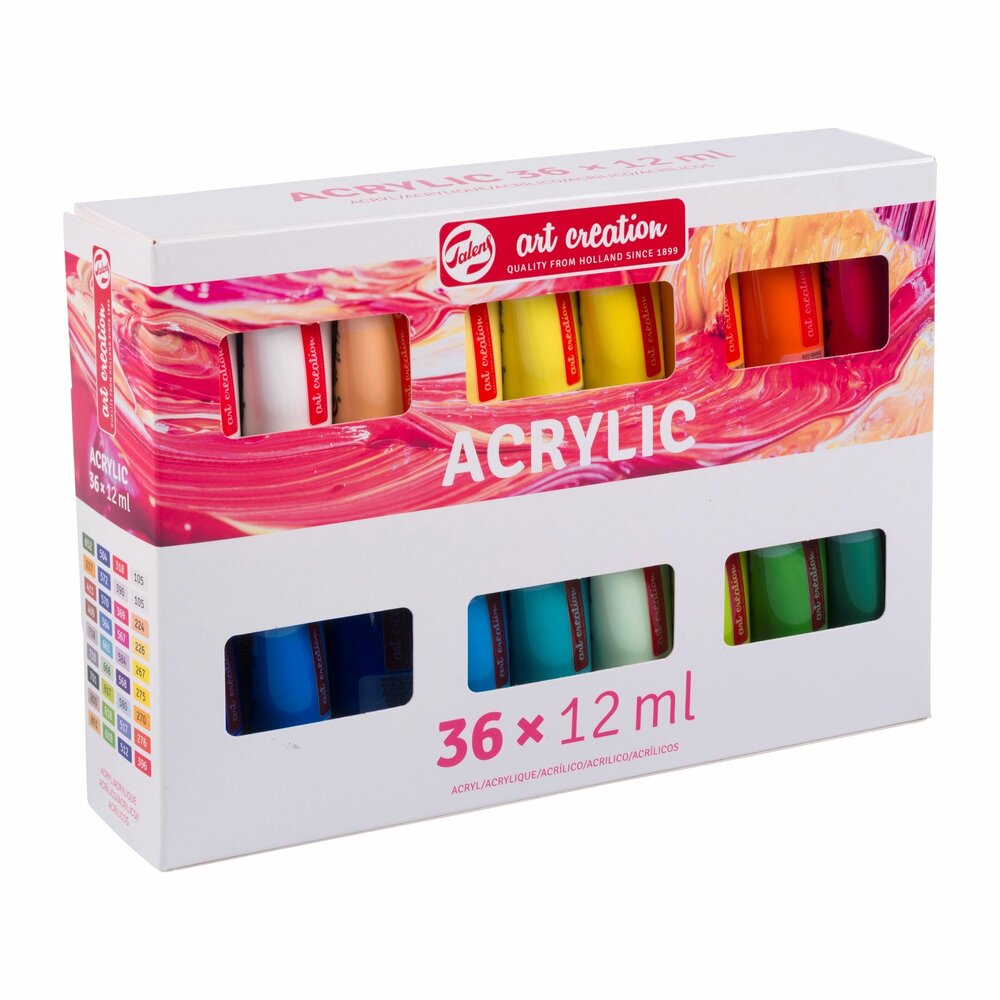 36 x 12 ml  set Acrylverf van Art Creation Set 836