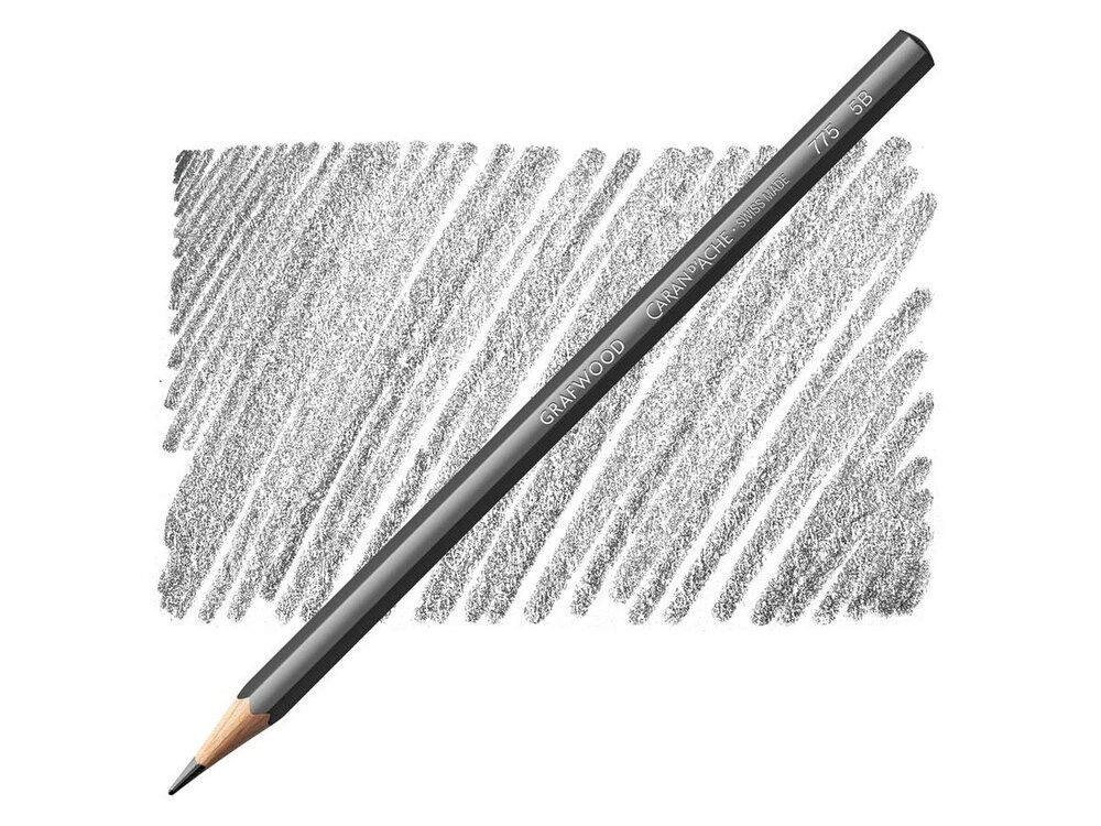 5B Graphite / Grafiet potlood Caran d'Ache Grafwood