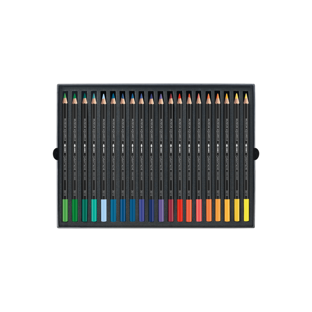 Set met 40 kleuren Caran d'Ache Museum Aquarelpotlood / Pencil Set 340