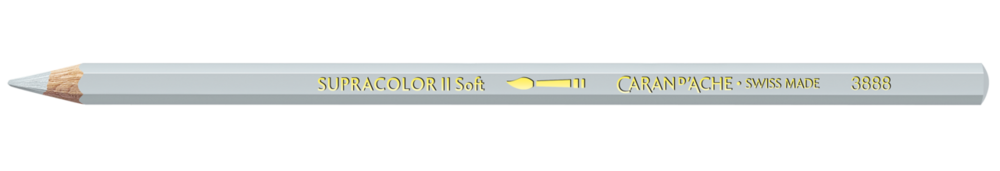 Lichtgrijs / Light Grey Caran d'Ache Supracolor Aquarelpotlood / pencil Kleur 003
