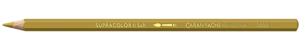 Groenoker / Green Ochre Caran d'Ache Supracolor Aquarelpotlood / pencil Kleur 025