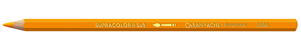 Oranje / Orange Caran d'Ache Supracolor Aquarelpotlood / pencil Kleur 030