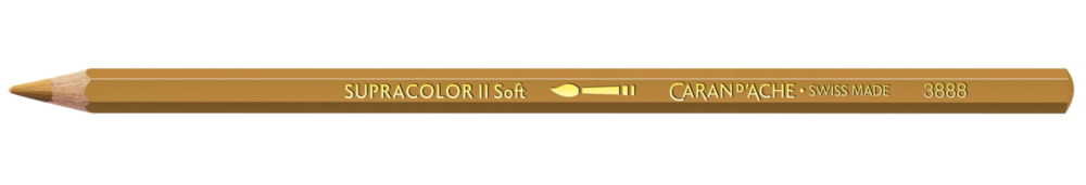 Oker / Ochre Caran d'Ache Supracolor Aquarelpotlood / pencil Kleur 035