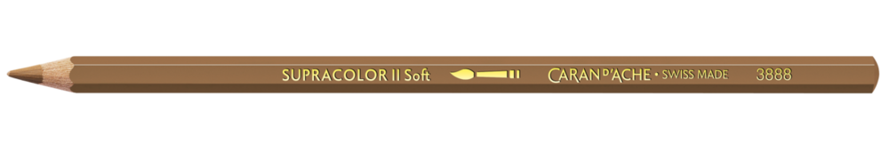 Okerbruin / Ochre Brown Caran d'Ache Supracolor Aquarelpotlood / pencil Kleur 037