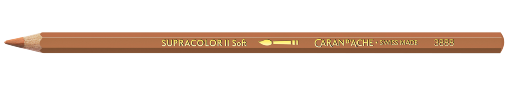 Hazelnootbruin / Hazelnut Brown Caran d'Ache Supracolor Aquarelpotlood / pencil Kleur 053