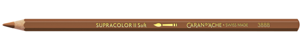 Kastanjebruin / Chestnut Brown Caran d'Ache Supracolor Aquarelpotlood / pencil Kleur 057