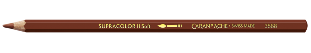 Bruin / Brown Caran d'Ache Supracolor Aquarelpotlood / pencil Kleur 059