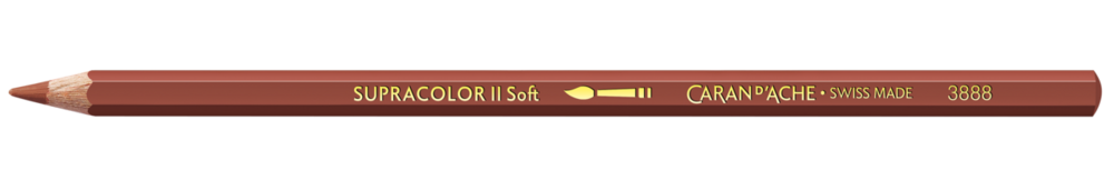 Mahonie / Mahogany Caran d'Ache Supracolor Aquarelpotlood / pencil Kleur 067